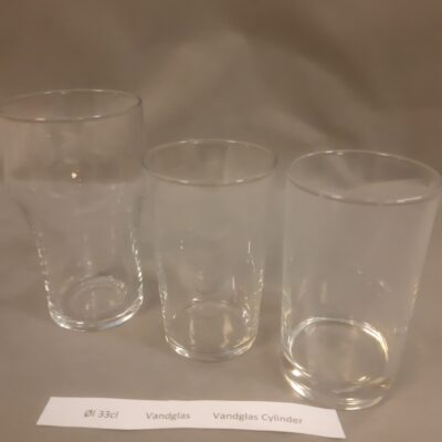 Vand glas cylinder form